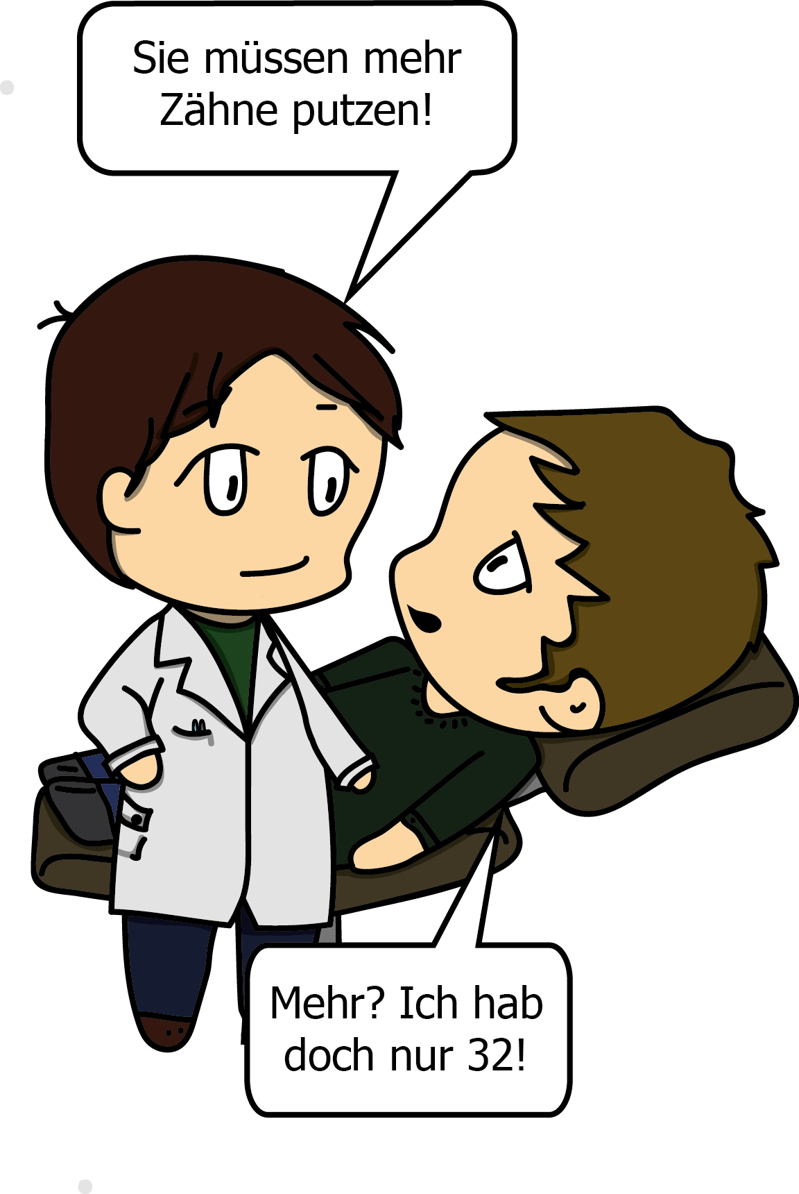 Zahnarztratschlag - Zahnmedizincomic